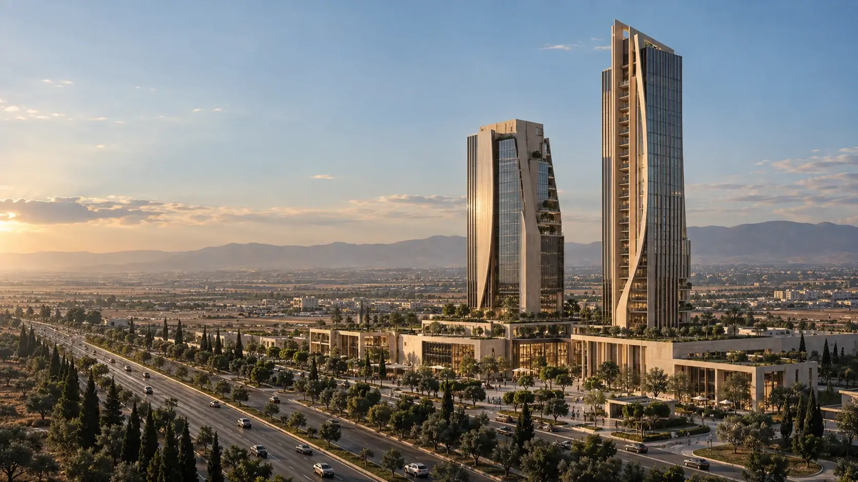 Conceptual visualisation — Mixed-use · Overview